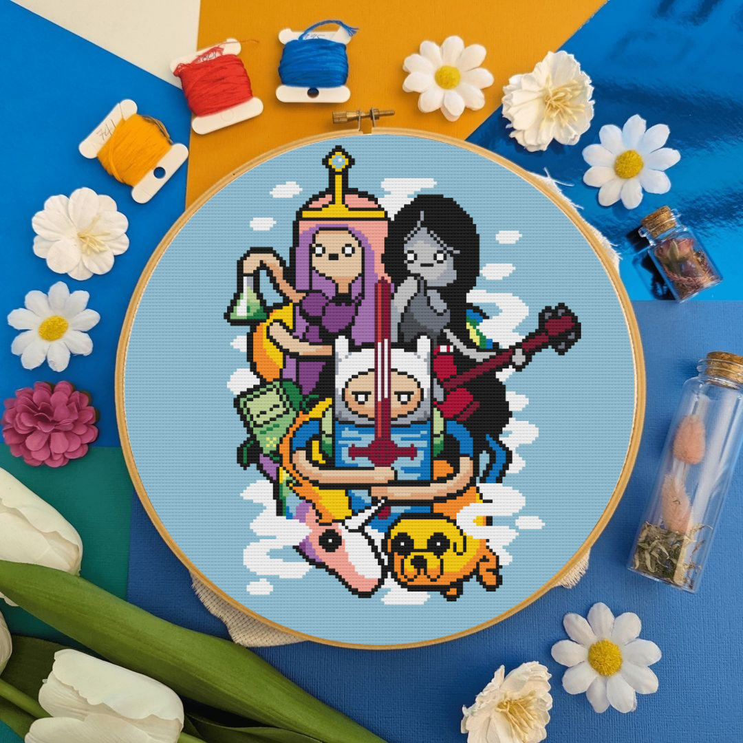 Adventure Time Cross Stitch Pattern