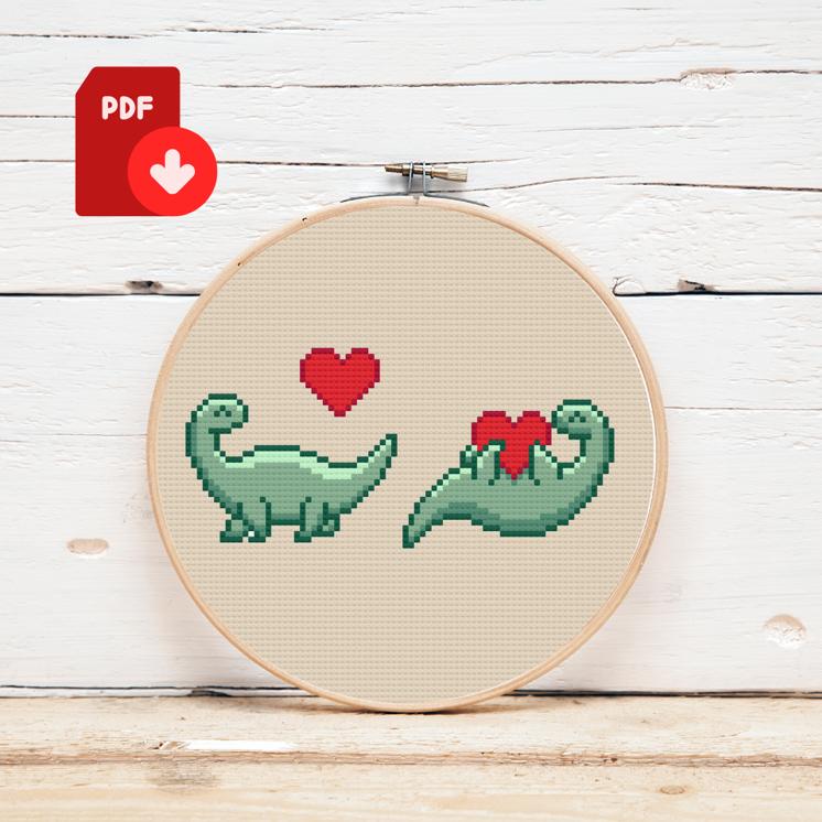 Easy Cross Stitch For Beginners, Love Cross Stitch Pattern