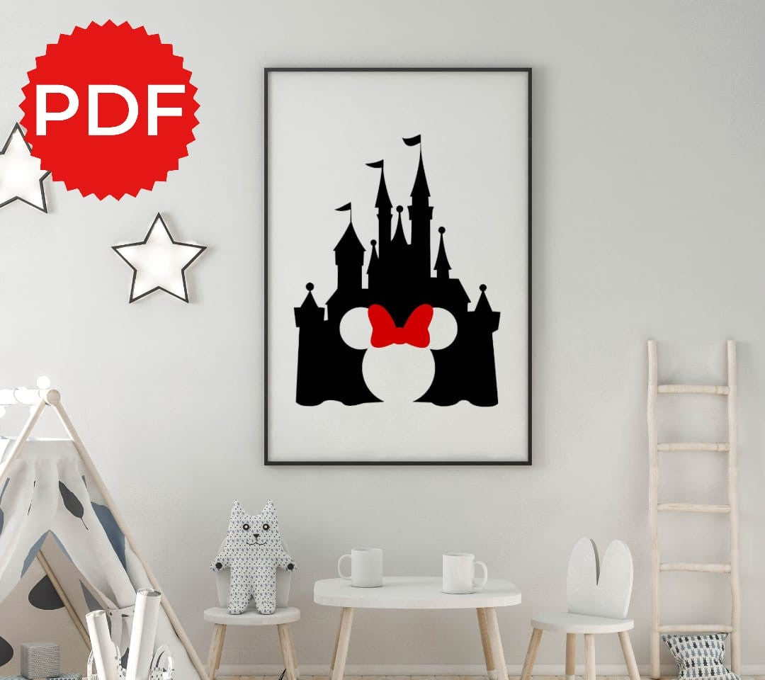 Minnie Disney Cross Stitch Pattern
Disney Counted Cross Stitch Pattern