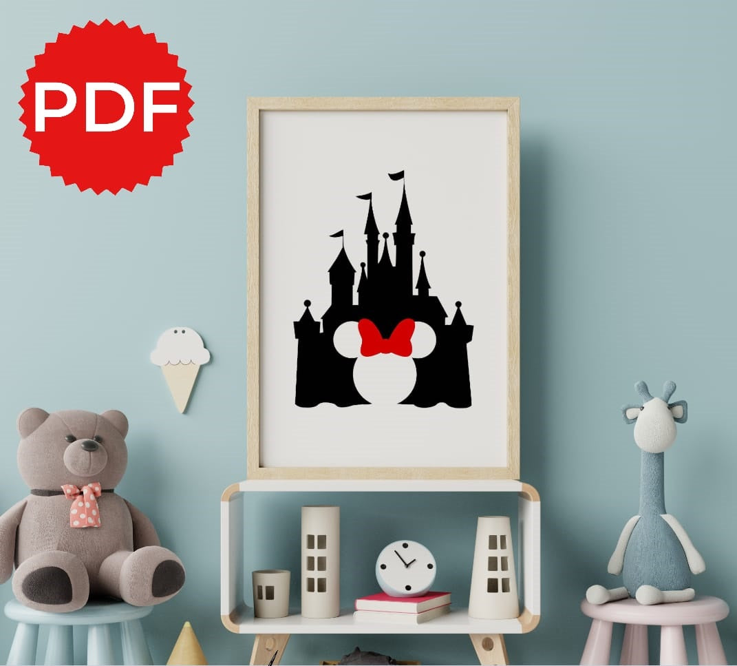 Disney Cross Stitch Pattern
Minnie Mouse Cross Stitch Pattern