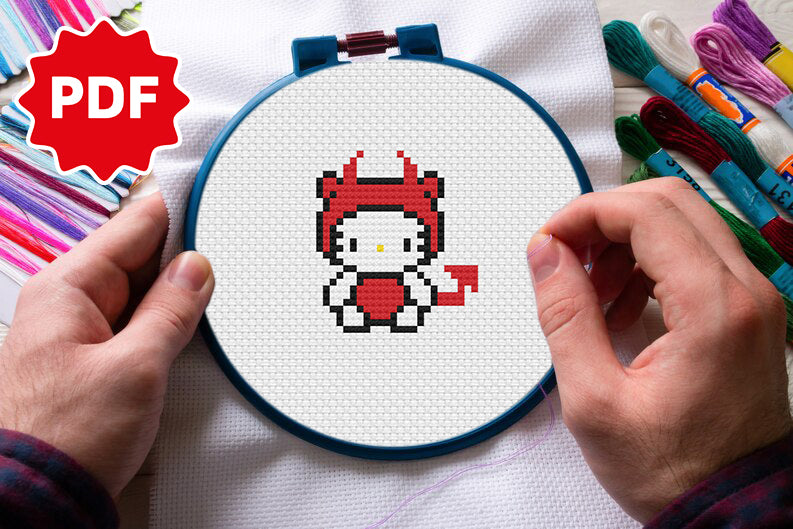 Cross Stitch Hello Kitty Pattern