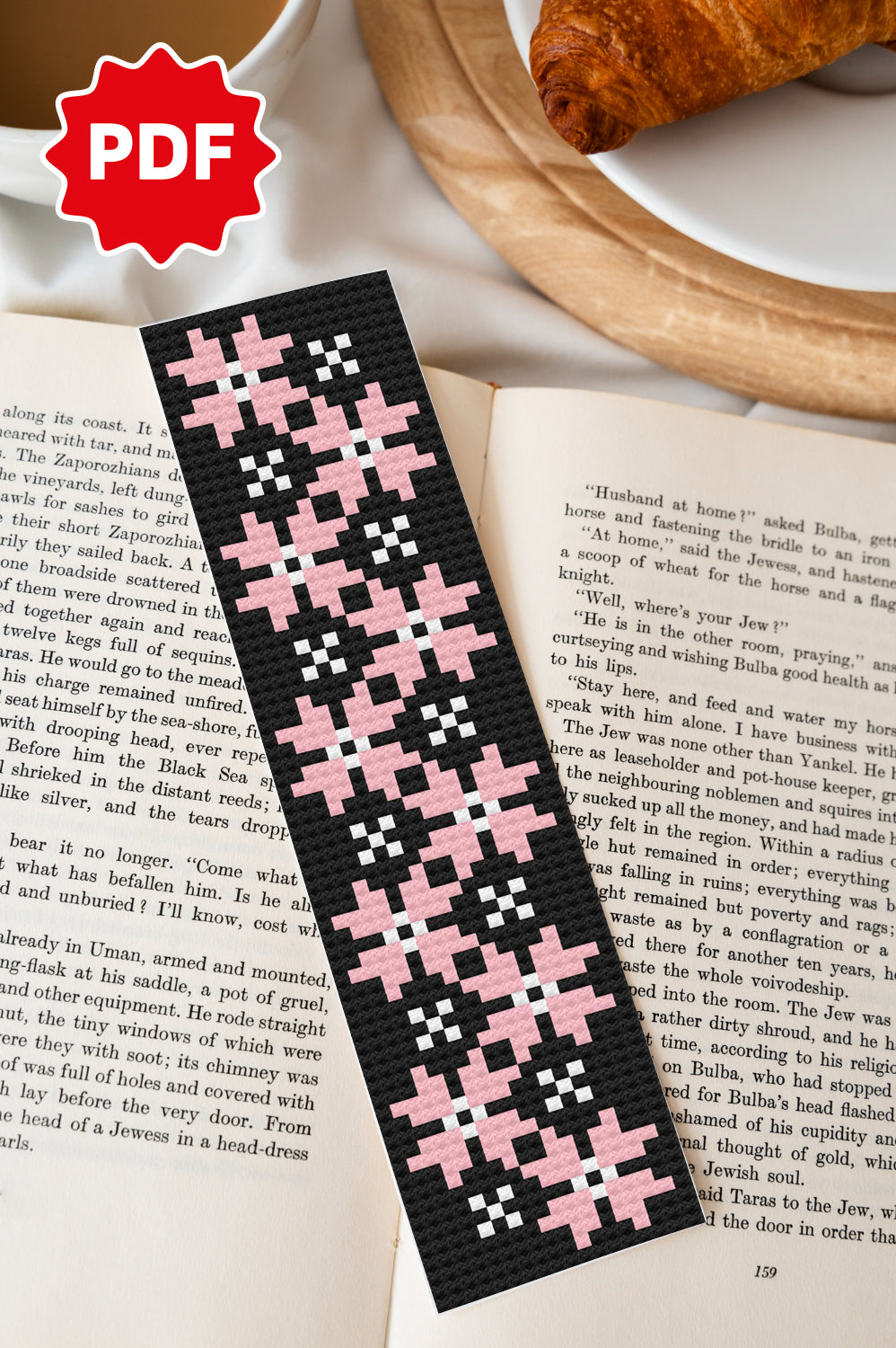 Cute Bookmark Cross Stitch Pattern