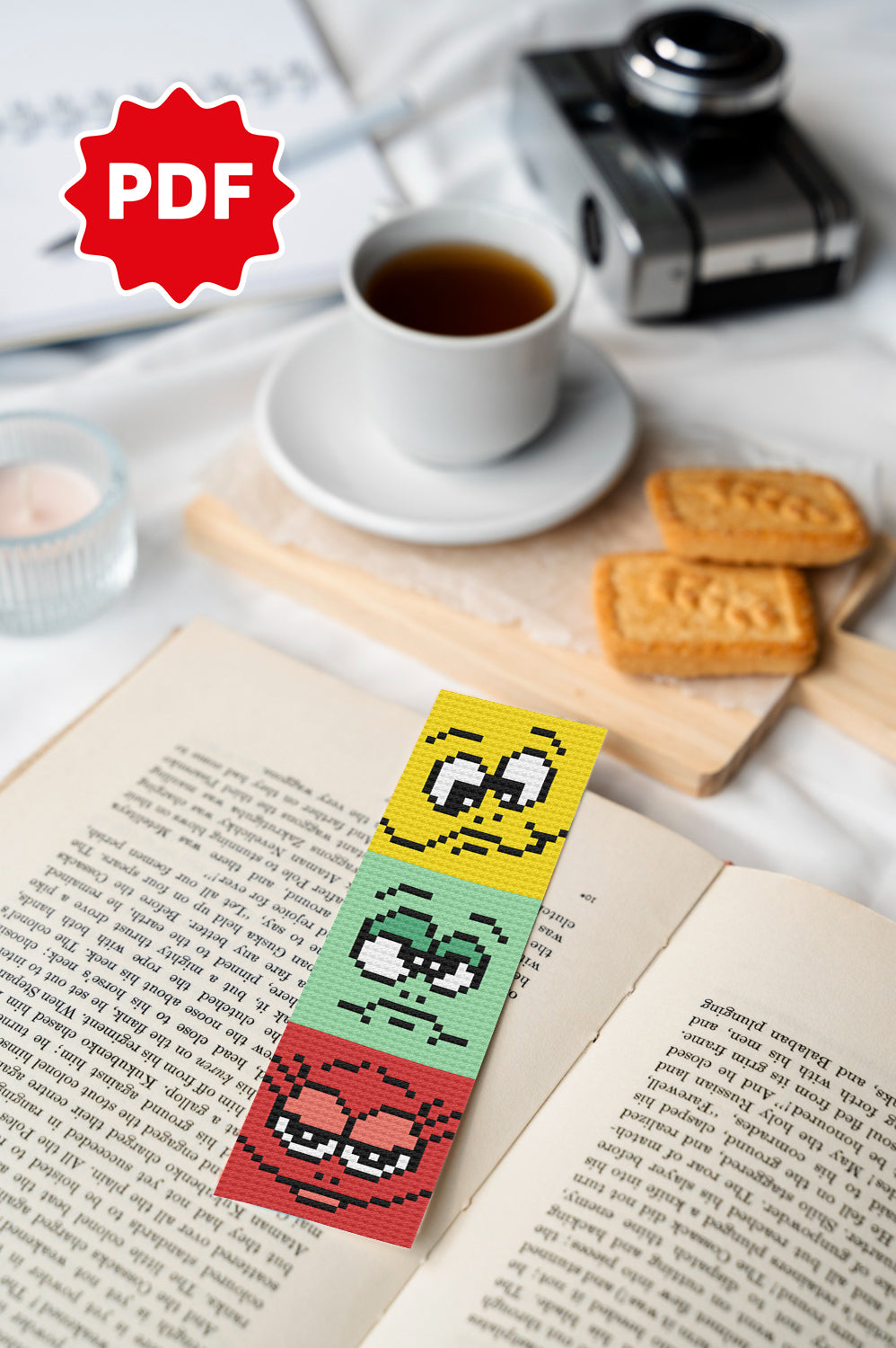 Cross Stitch For Beginner, Bookmark Cross Stitch