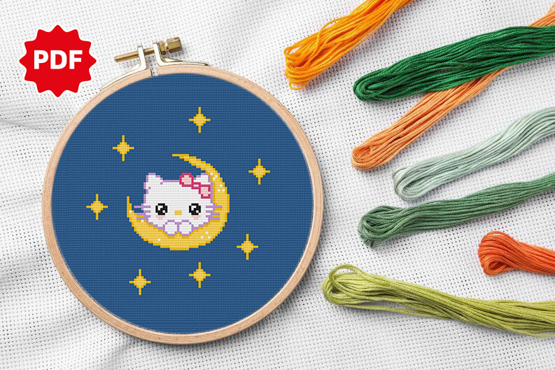Hello Kitty Cross Stitch