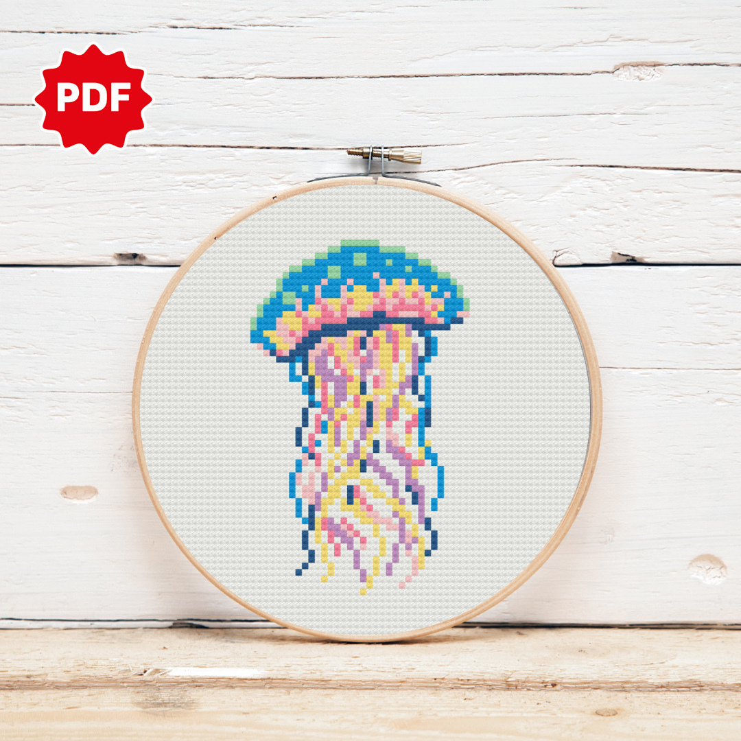 JellyFish Cross Stitch