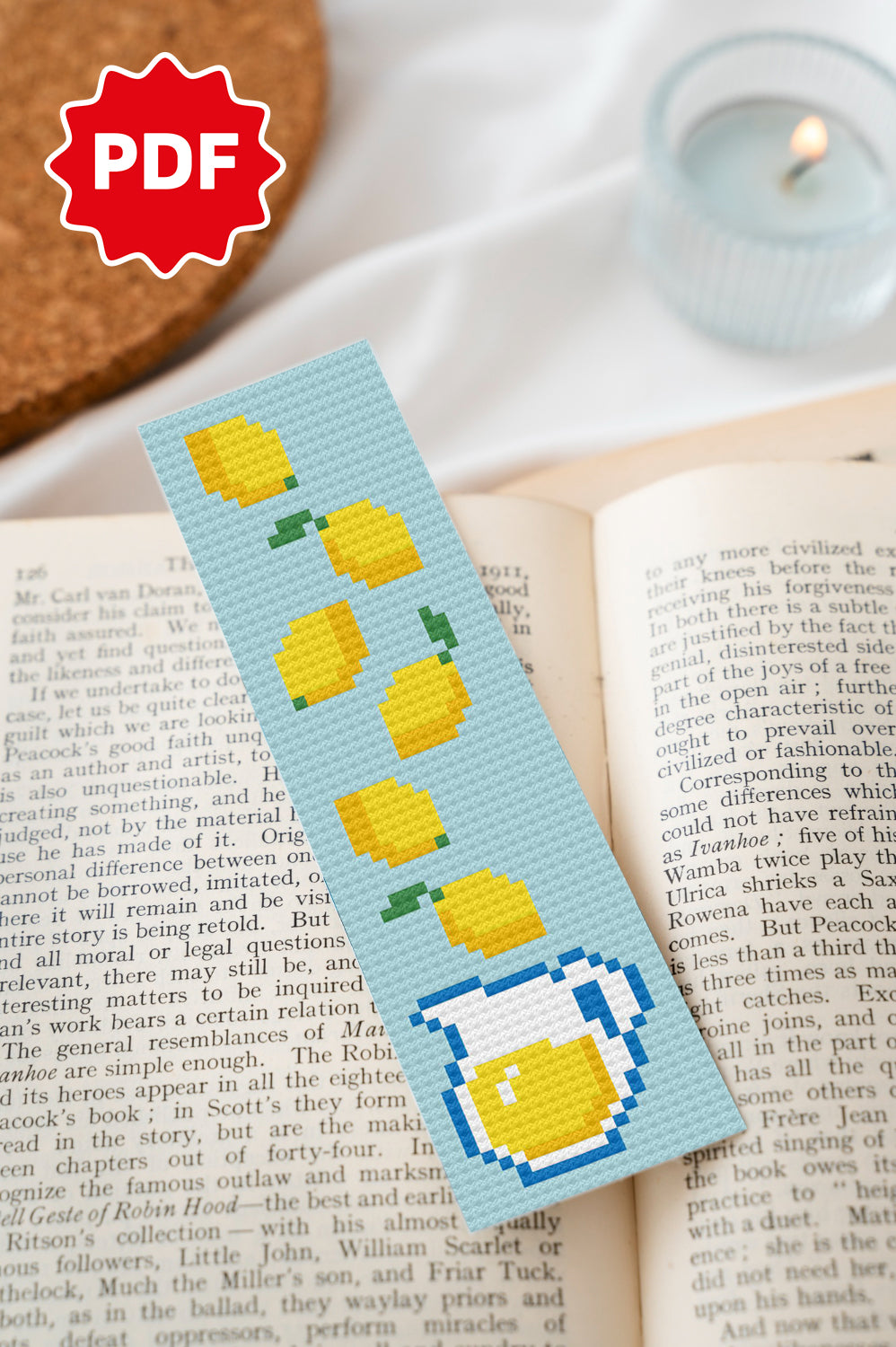 Simple Bookmark Cross Stitch Pattern
