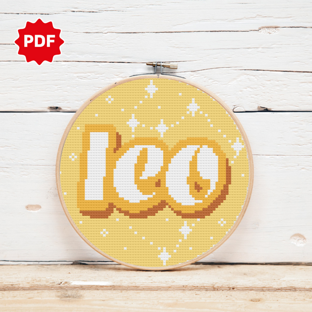 Horoscope Cross Stitch Pattern, Leo Cross Stitch Pattern