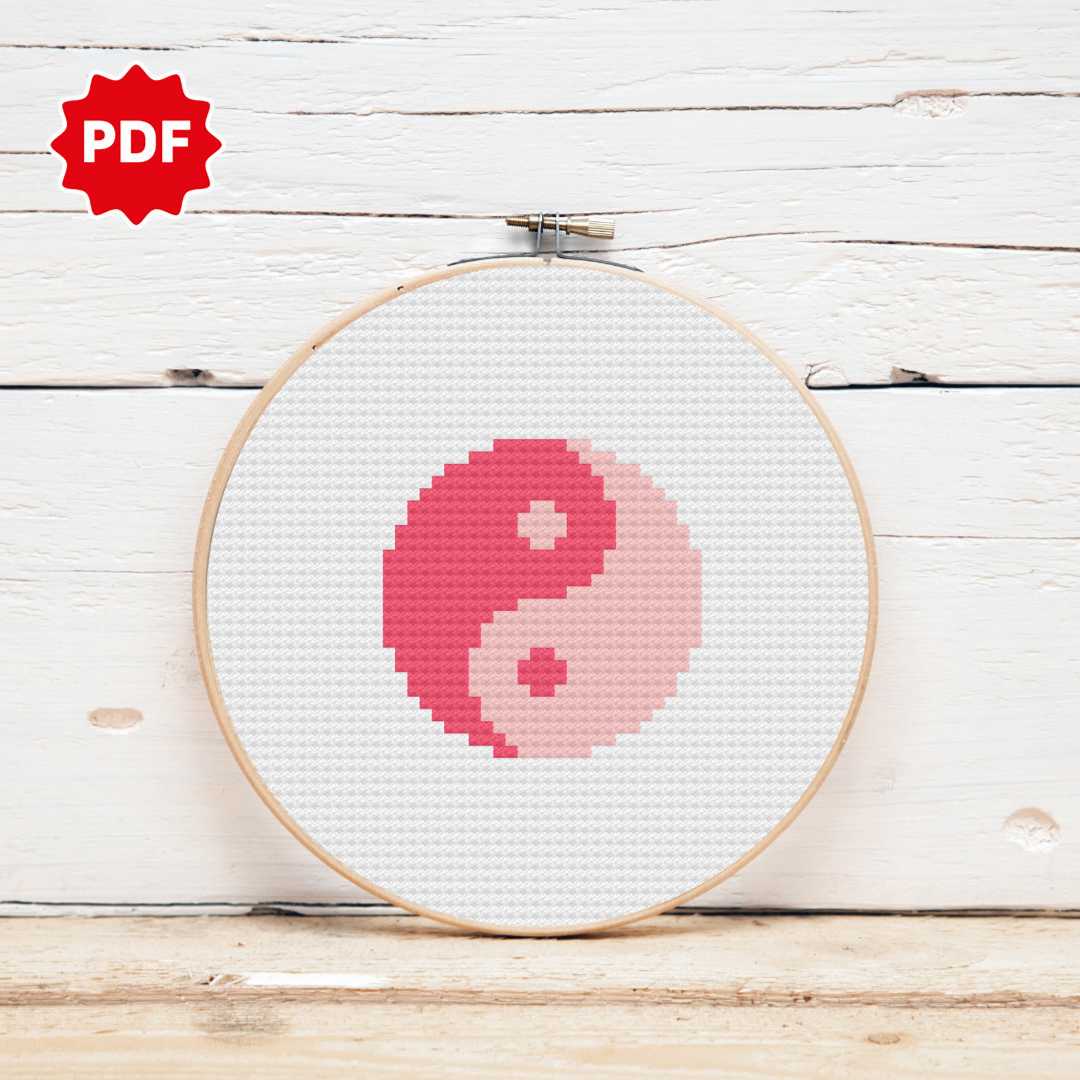 Yin And Yang Cross Stitch Pattern