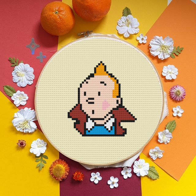 Tintin Cross Stitch Pattern
