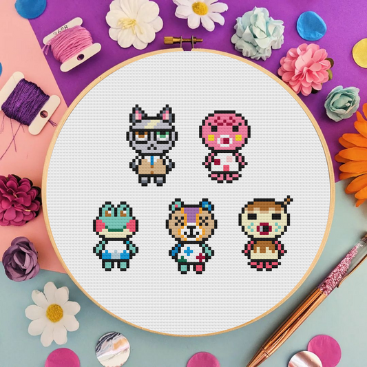 Animal Crossing Cross Stitch Pattern | Instant Download