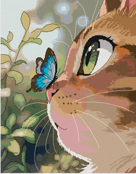 Anime Cross Stitch Kit For Beginner