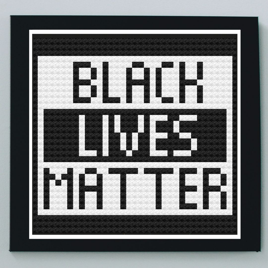 Black Lives Cross Stitch