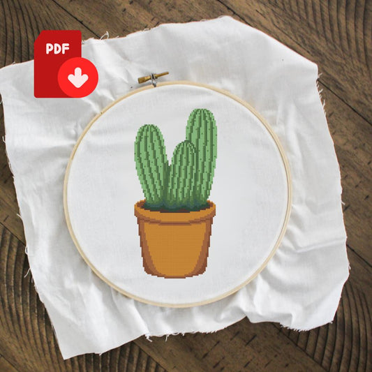 Cactus Cross Stitch Pattern