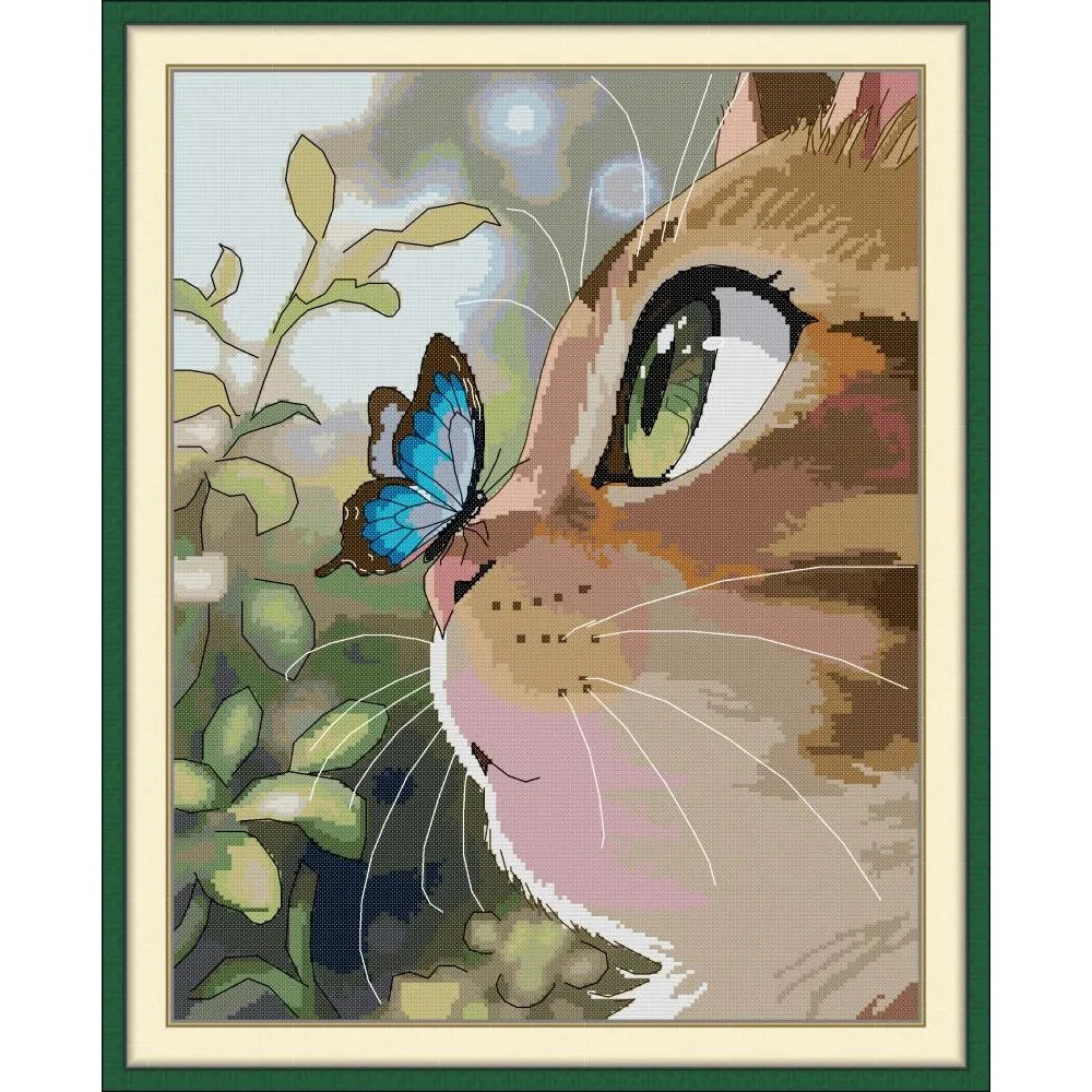 Cat Anime Cross Stitch Kit