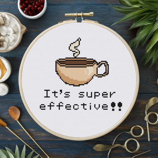 Coffee Cross Stitch Pattern