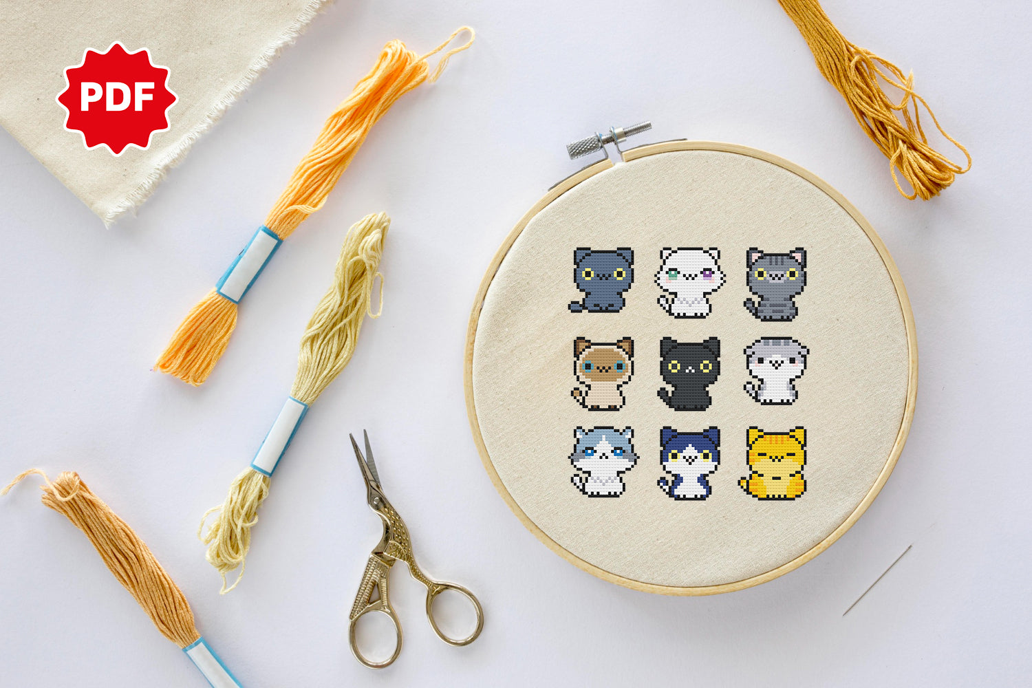 Cats Cross Stitch Pattern