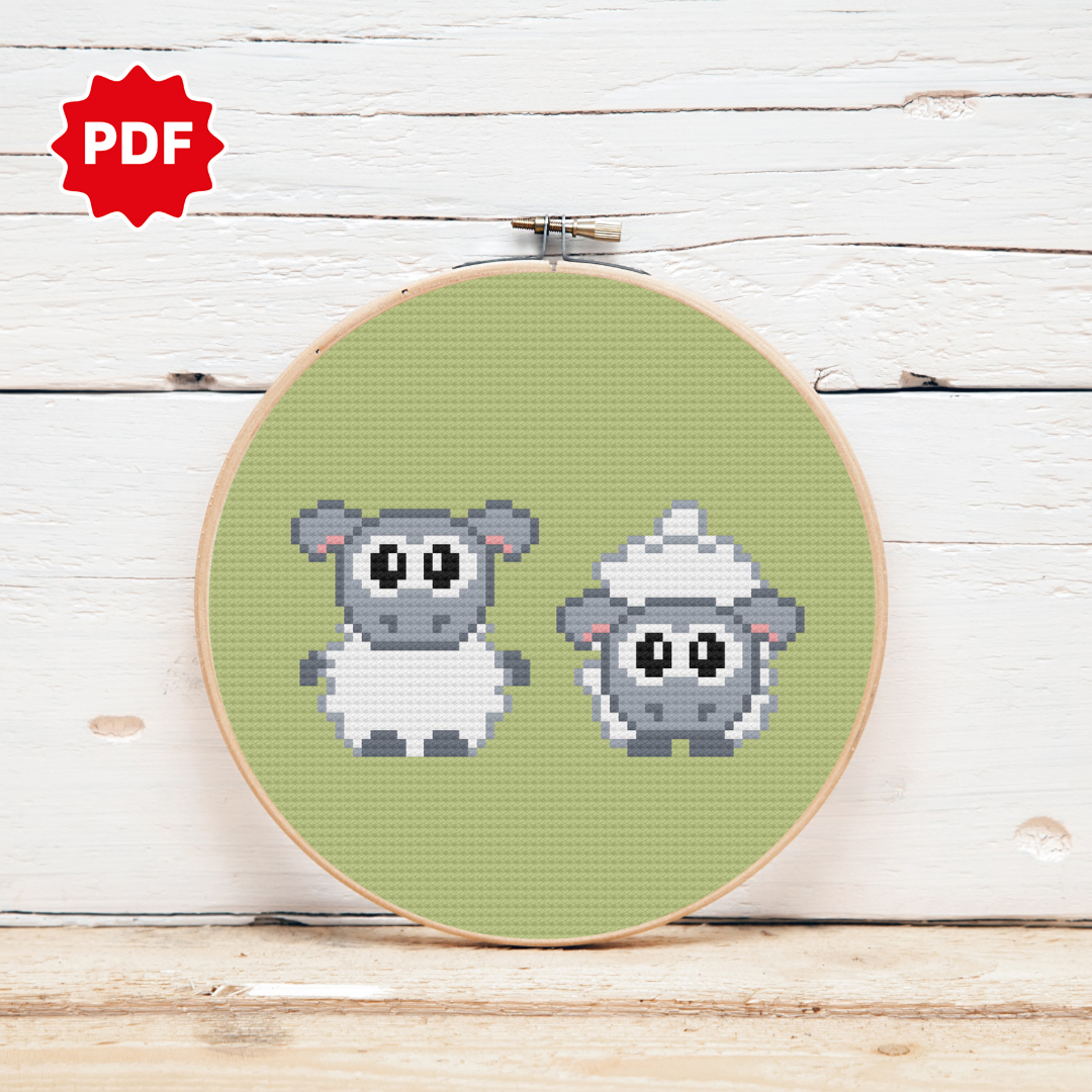 Sheep Cross Stitch Pattern