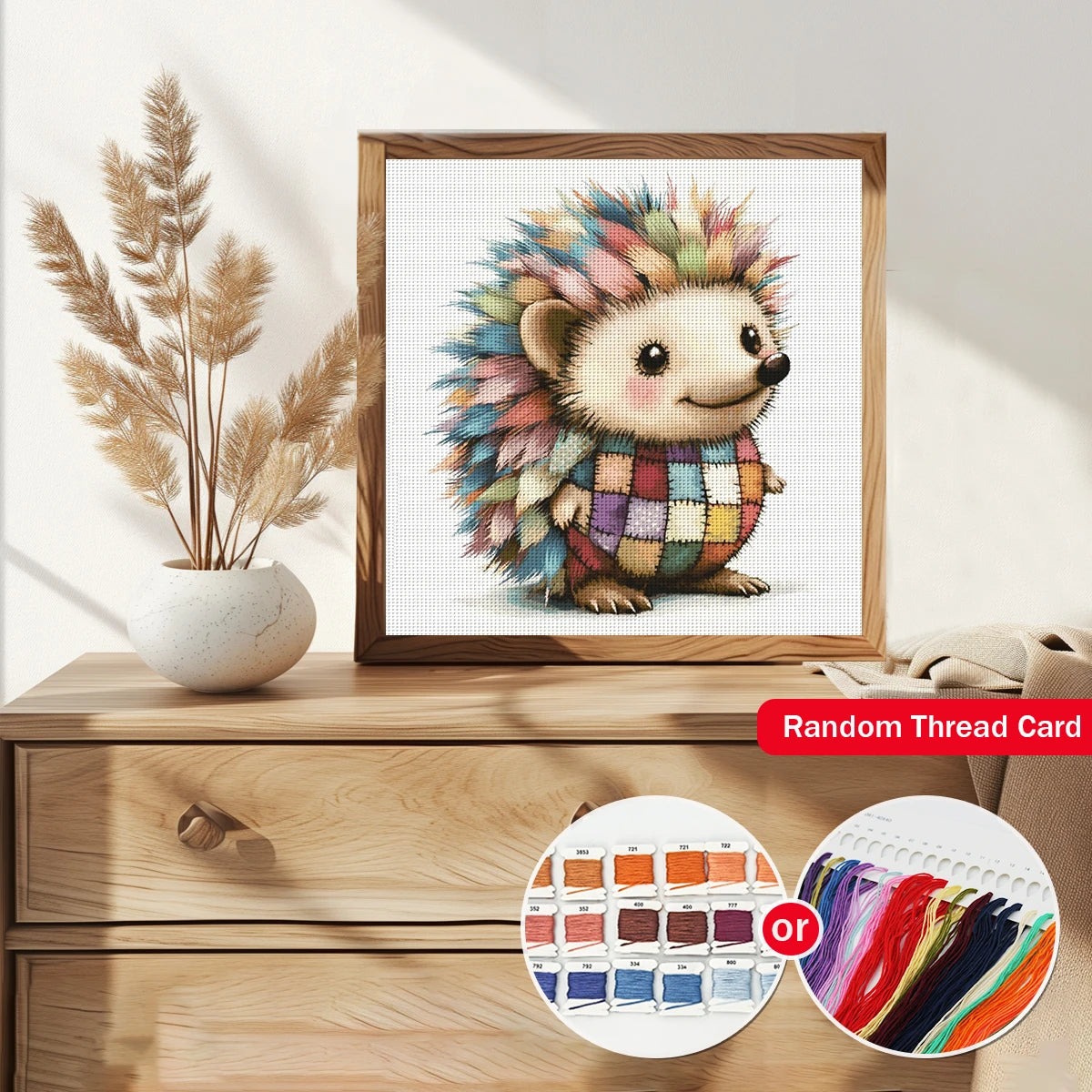 Cute Hedgehog Cross Stitch Pattern