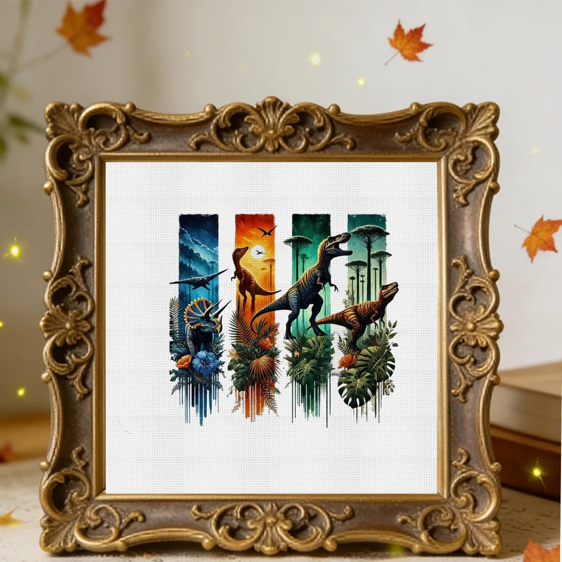 Dinosaurs Cross Stitch Kit 