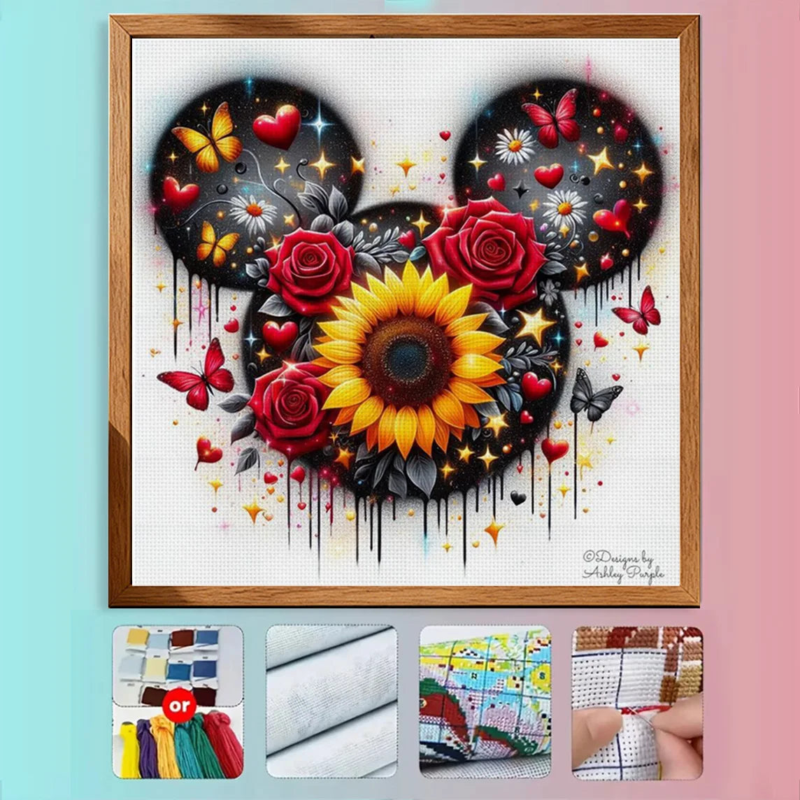 Disney Mickey Mouse Cross Stitch Kit