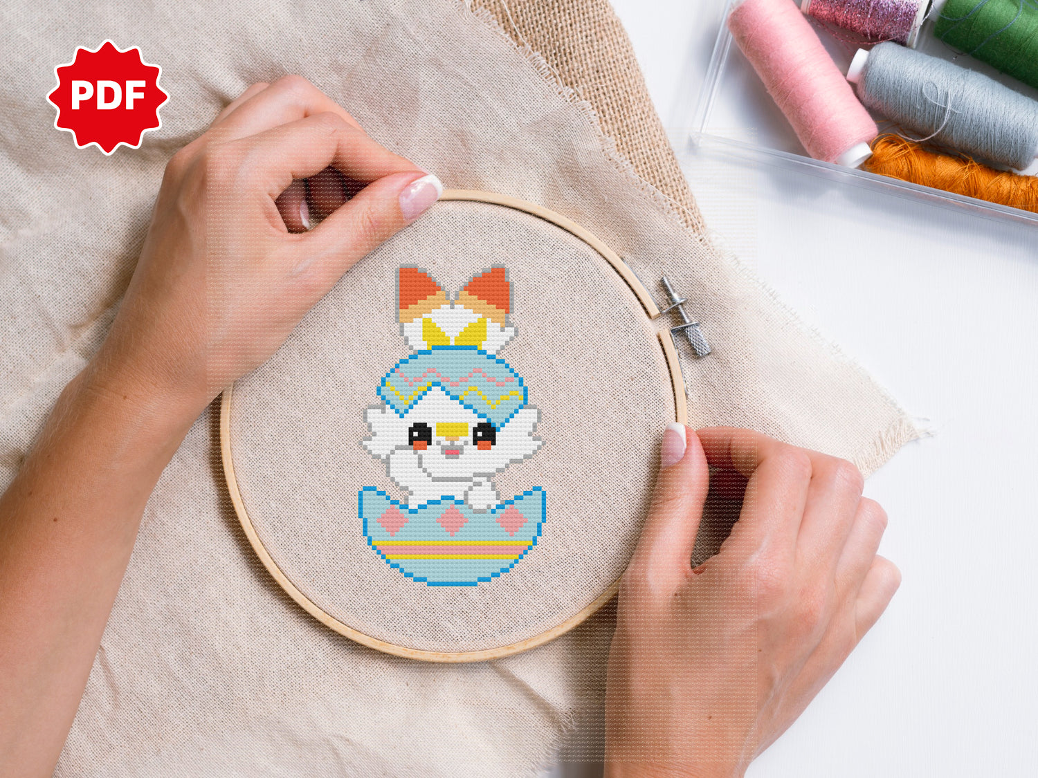 Easter Egg Cross Stitch Pattern