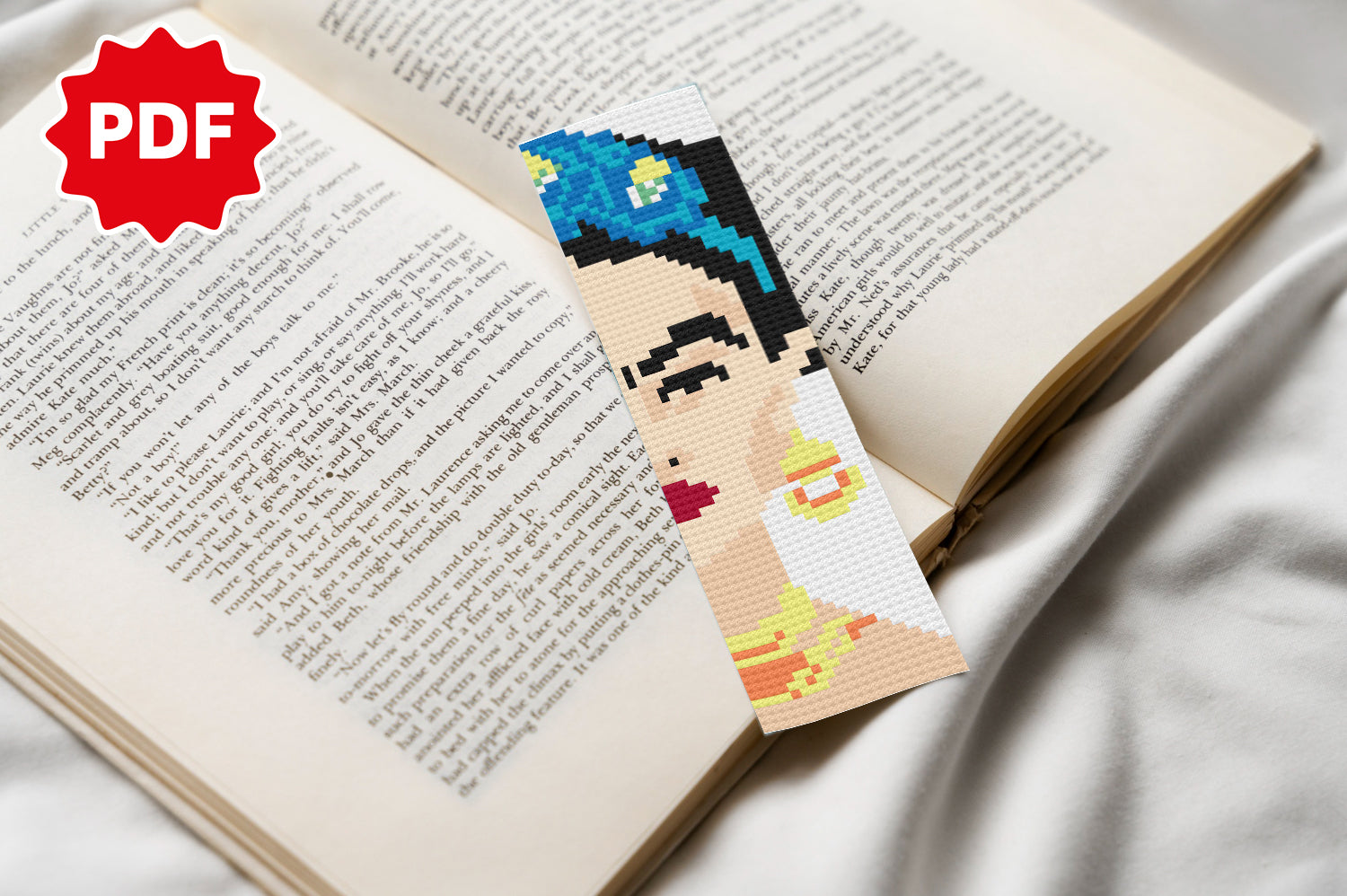 Frida Kahlo Cross Stitch Pattern