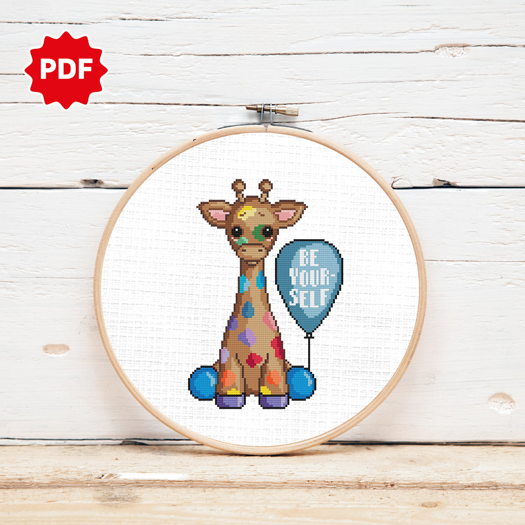 Giraffe Cross Stitch Pattern