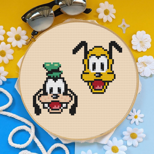 Goofy Cross Stitch Pattern 