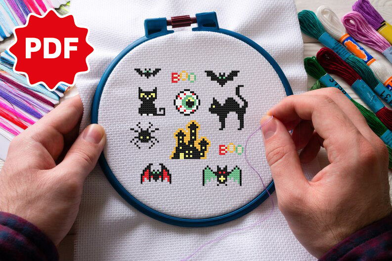 Halloween Cross Stitch Pattern 