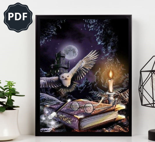 Harry Potter Magic Cross Stitch Pattern | Instant Download