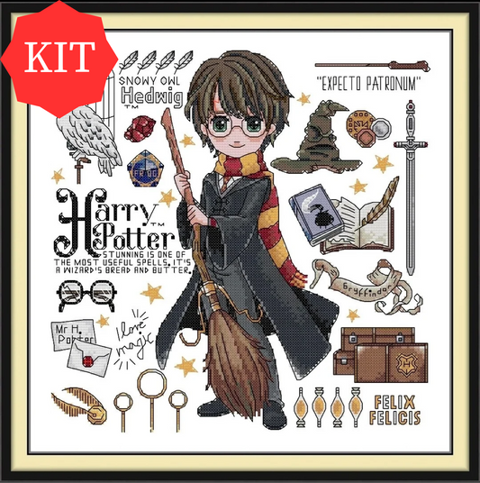 Harry Potter Cross Stitch Kit For Beginner