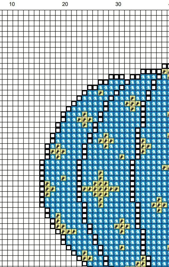 Cross Stitch Hot Air Balloon