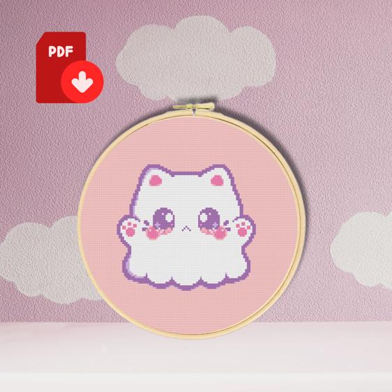 Kawaii Cross Stitch Pattern 