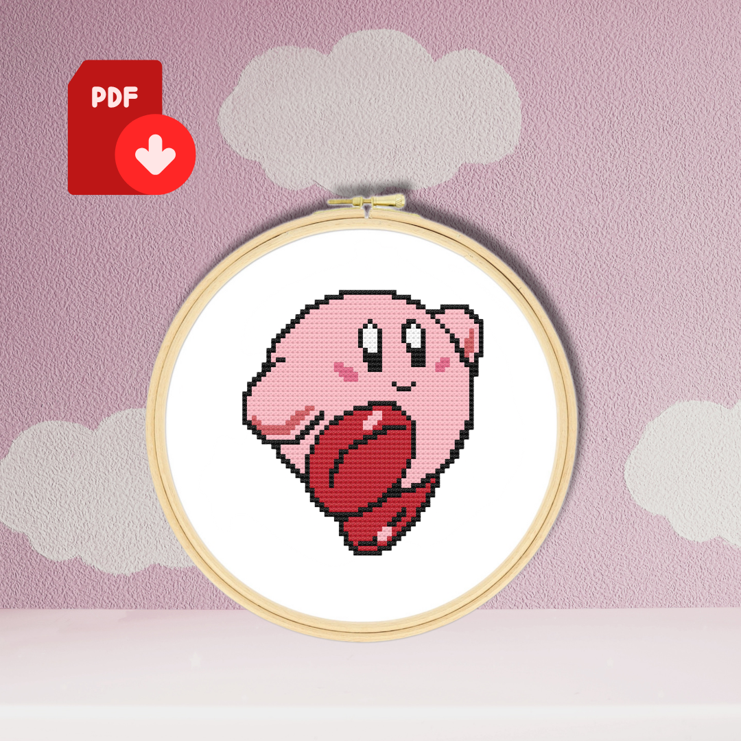 Kirby Cross Stitch Pattern