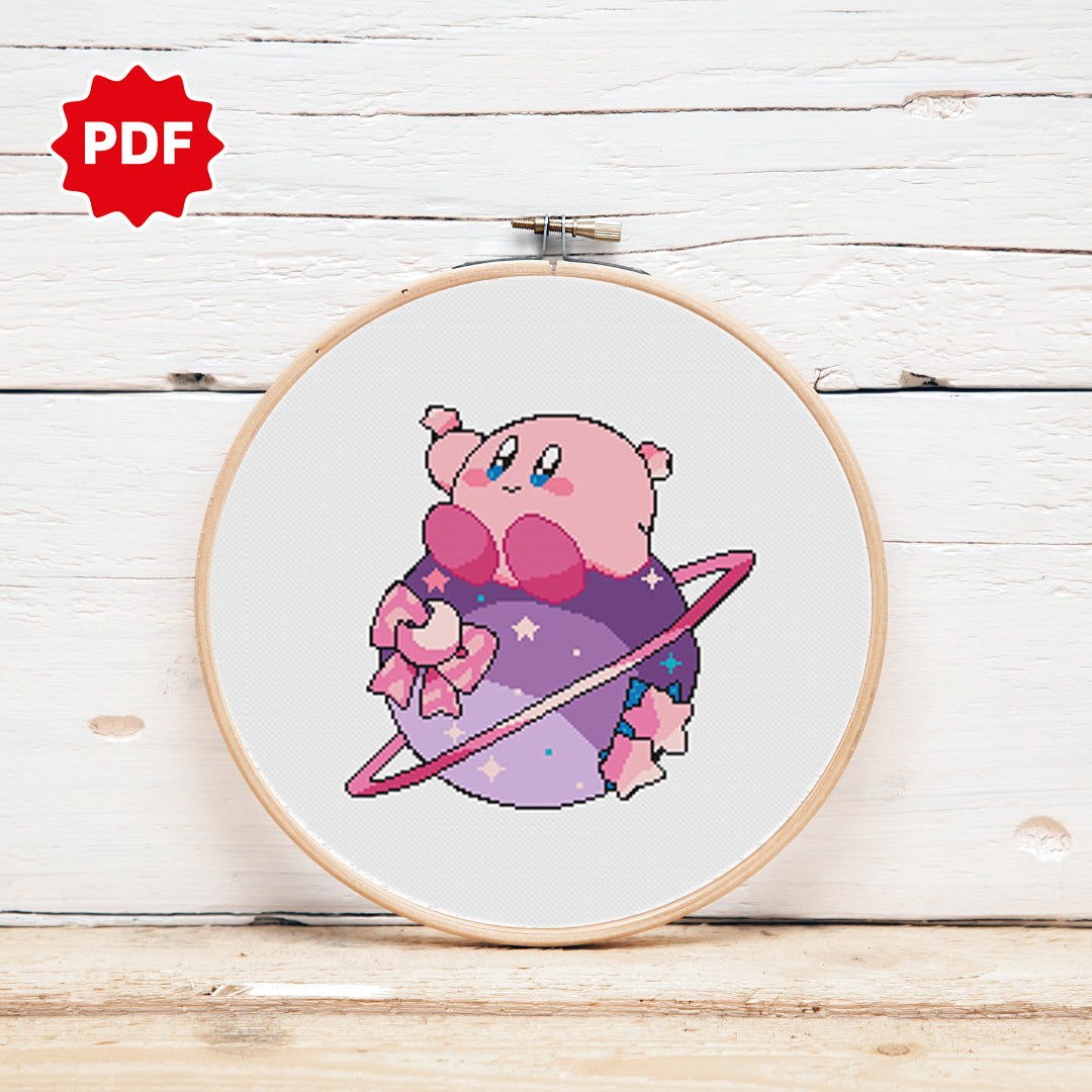 Kirby Cross Stitch Pattern
