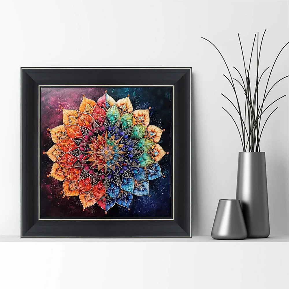 Mandala Cross Stitch Kit For Beginner