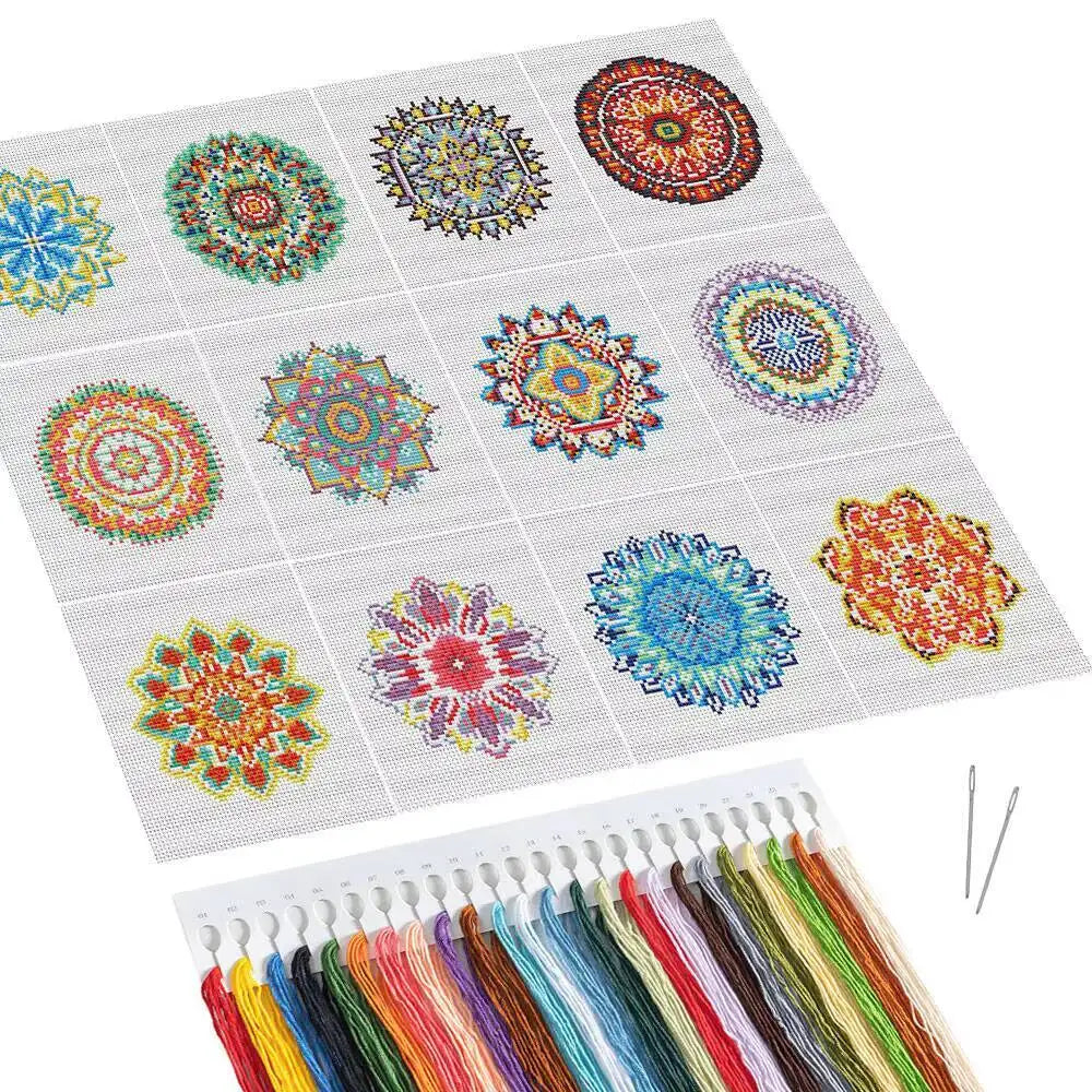 Mini Mandalas Cross Stitch Kit 
