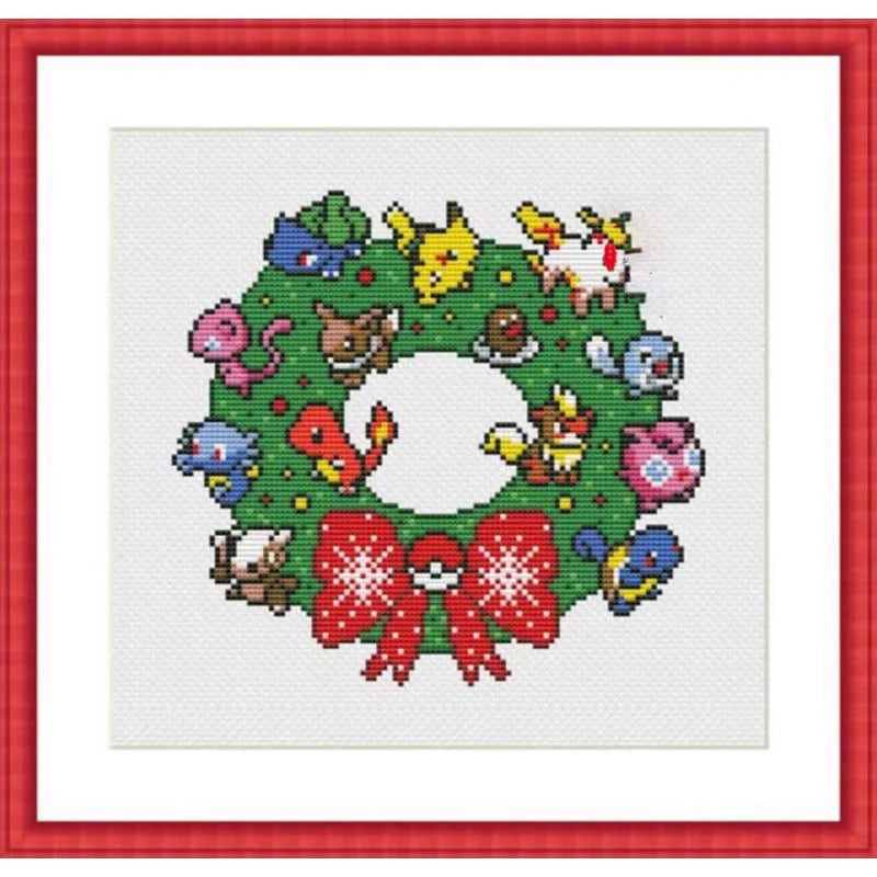 Mini Pokemon Cross Stitch Kit