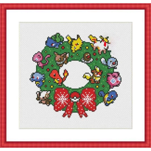 Mini Pokemon Cross Stitch Kit