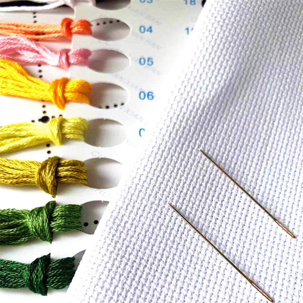 Mini Pokemon Cross Stitch Kit | Cute Starter Embroidery Kit for Beginners