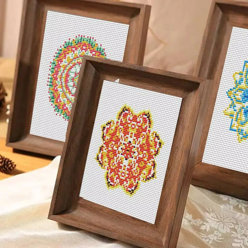 Simple Mandala Cross Stitch Kit