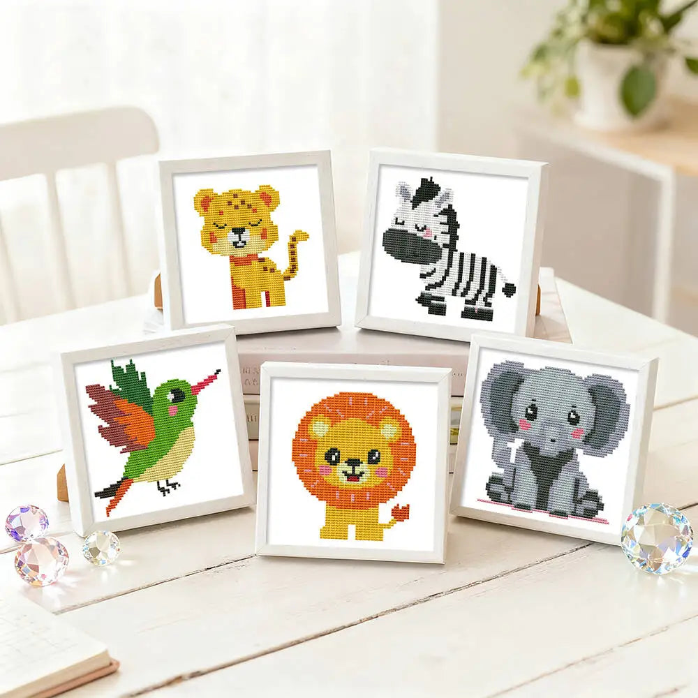 Small Animals Cross Stitch Kits