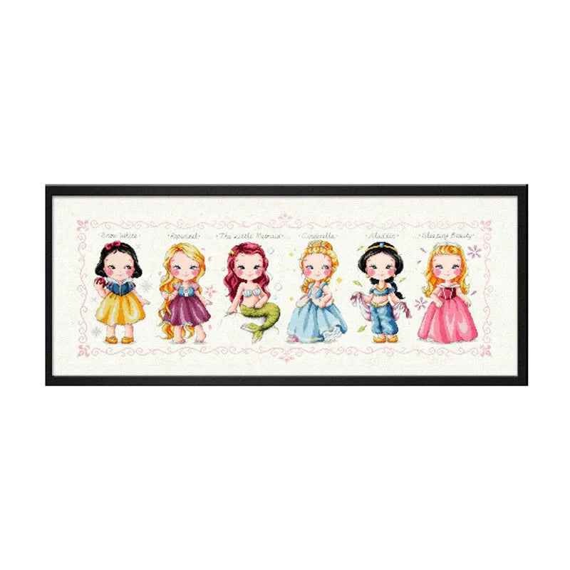 Small Disney Princess Cross Stitch Kit