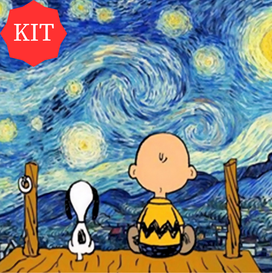 Snoopy Cross Stitch Kit For Beginner