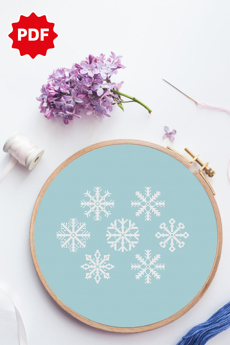 Winter Cross Stitch Pattern