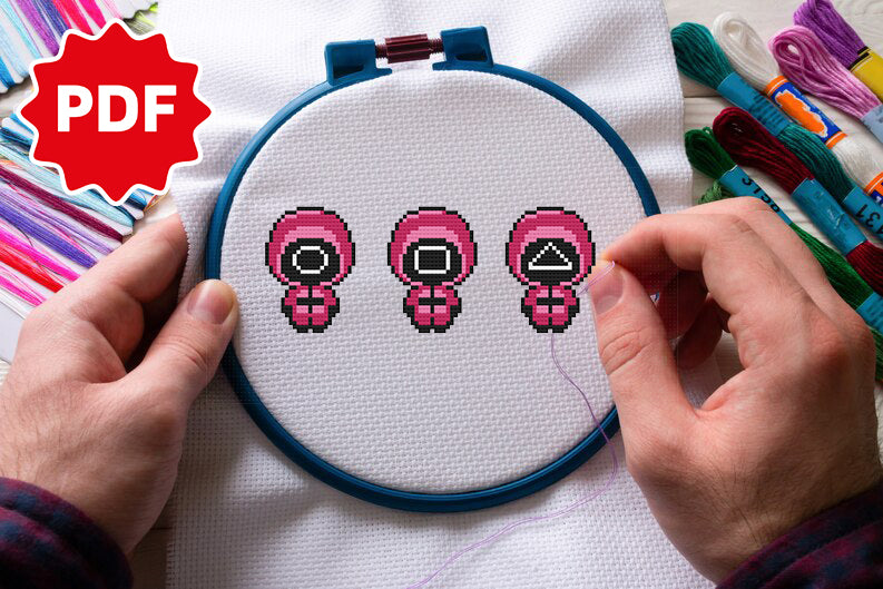 Squid Game Cross Stitch Pattern