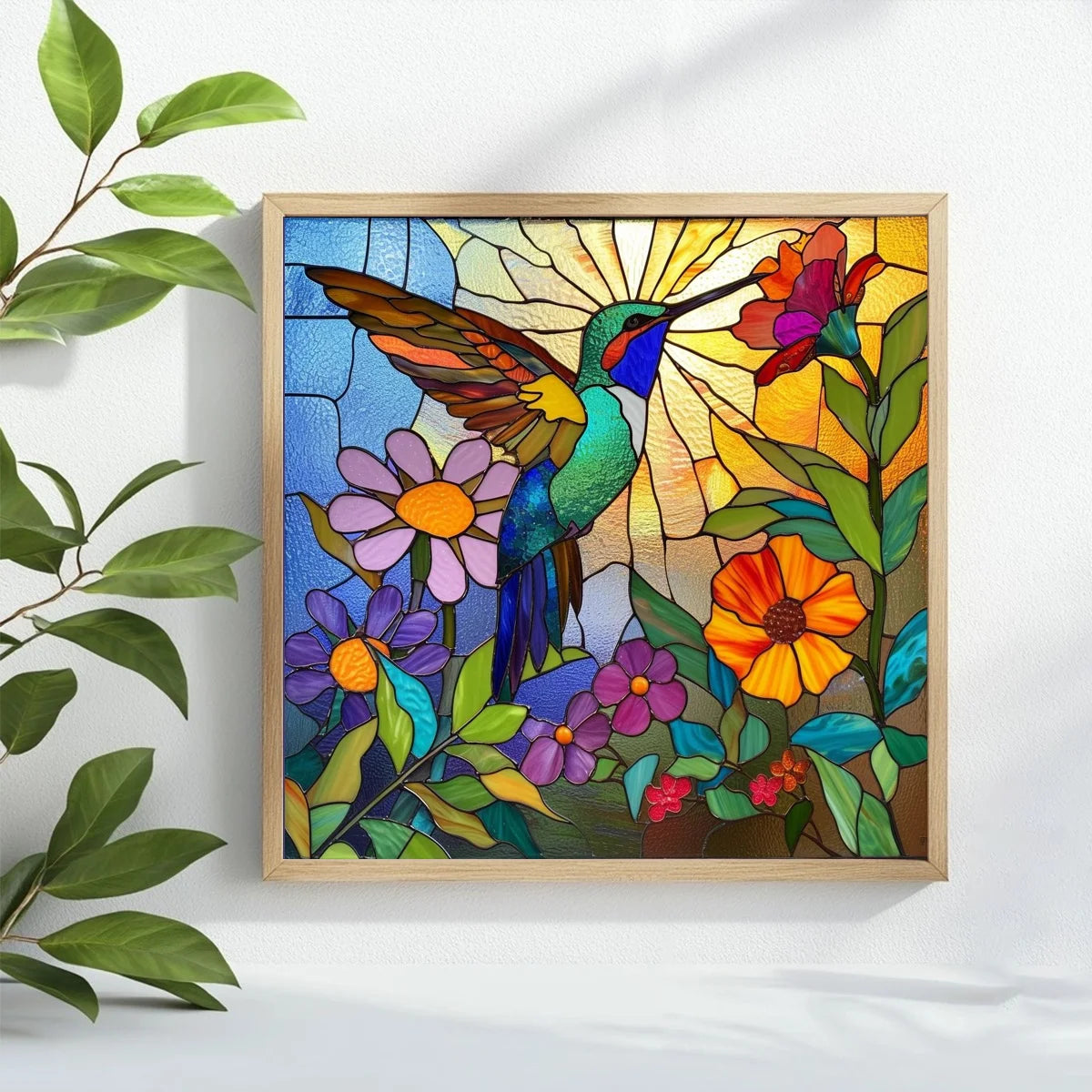 Stained Glass Cross Stitch Kit