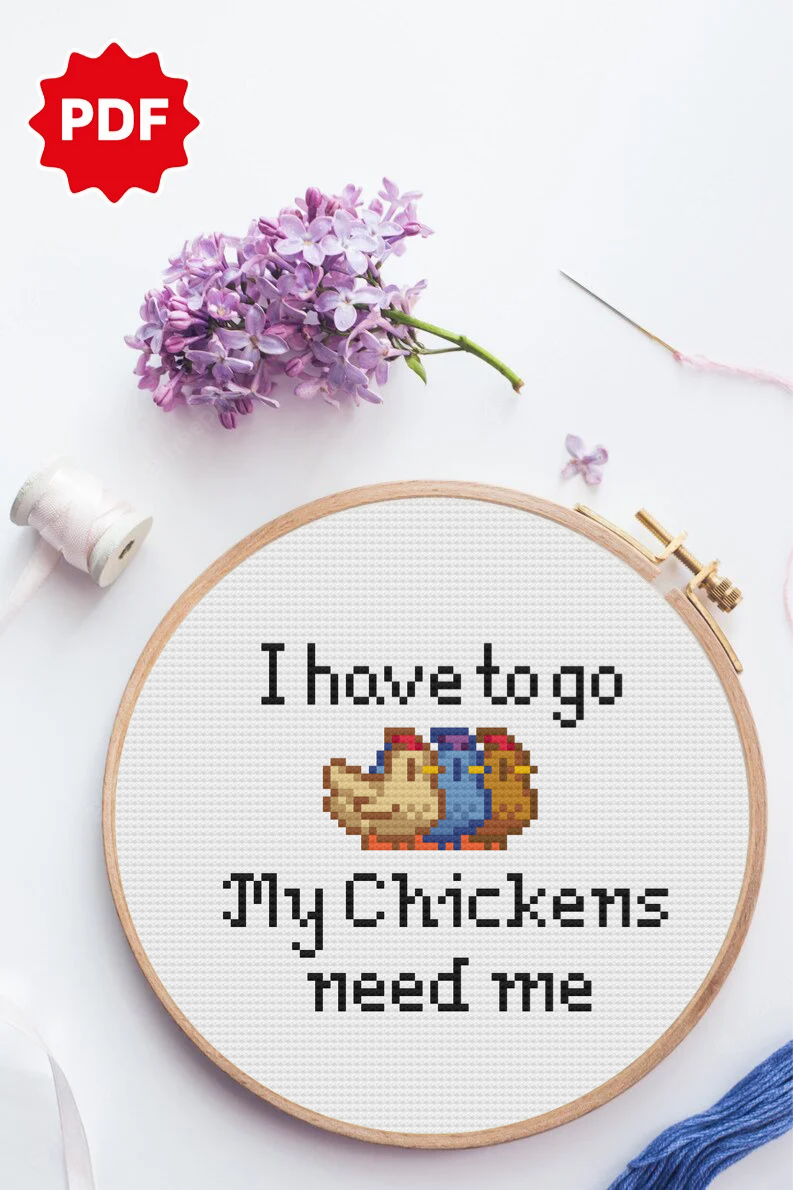 Stardew Valley Cross Stitch Pattern, Gaming Cross Stitch Pattern