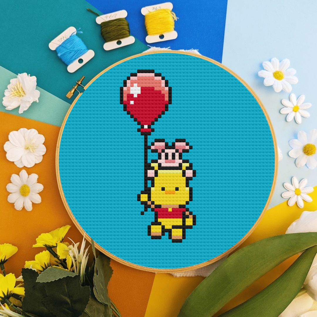 Winnie Cross Stitch Pattern 