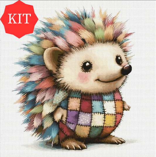 Hedgehog Cross Stitch Kit